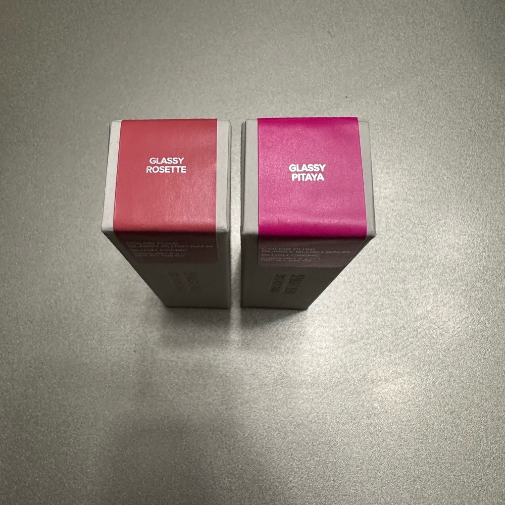 Set of two (2) Haus Labs By Lady Gaga Color Fuse Blush Balm - Rose and Fuchsia - Picture 2 of 3